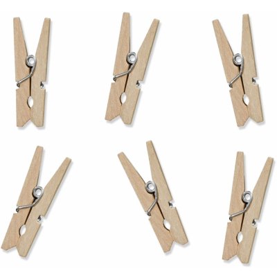 Kolíčky dřevěné přírodní 3 cm, 20 ks – Hledejceny.cz