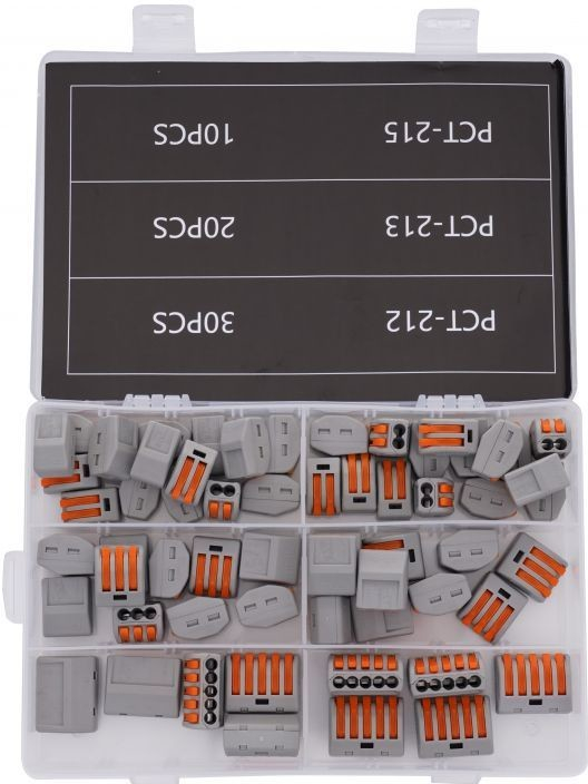 WAGO svorky sada 60 ks, Kraft&Dele KD10496