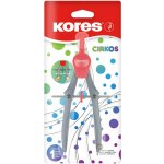 Kores Plastové kružítko CIRKOS červené/šedé – Hledejceny.cz