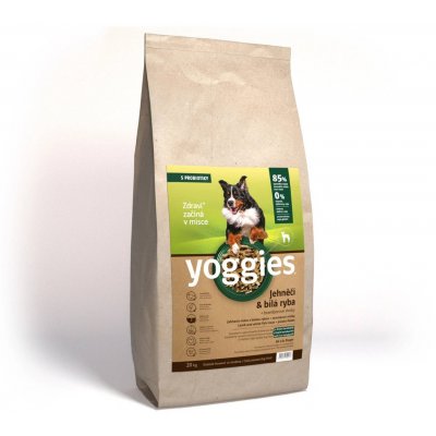 Yoggies granule lisované za studena s probiotiky Jehněčí maso & bílá ryba 20 kg – Zboží Dáma