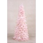 MagicHome Dekorace Stromeček z chmýří růžový 22x46 cm ST8091179 – Hledejceny.cz