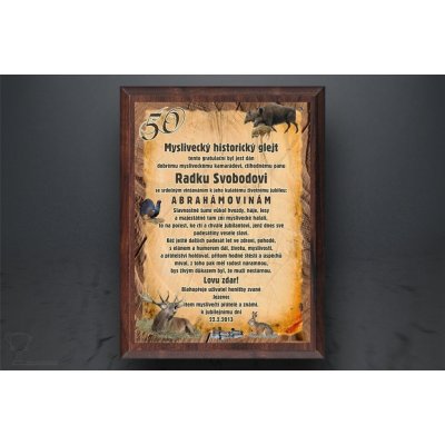 Dárek 50 muži myslivec/D50MH myslivec C – Sleviste.cz