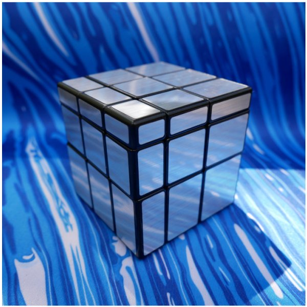 Hlavolam Mirror Blocks Cube QiYi Stříbrná