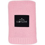 Lullalove Velká bambusová dečka Candy Pink růžová – Sleviste.cz