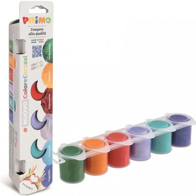 Primo Temperové barvy Perleť, 6 x 25 ml, kelímky – Zboží Mobilmania