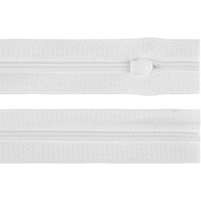Stoklasa Zip spirálový No 3 s jezdcem neukončený délka 65 cm bílá – Hledejceny.cz