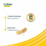 Cetebe Vitamin C 500 mg s postupným uvolňováním 60 kapslí – Hledejceny.cz