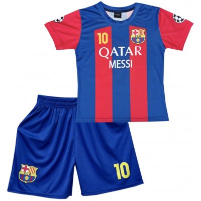 Numberoplus Premium dětský fotbalový dres Komplet Barcelona Lionel Messi 10 – Hledejceny.cz