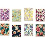 Pigna Školní sešit Nature Flowers A5 čistý mix motivů – Zboží Dáma