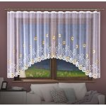 Forbyt kusová záclona CHLORIS BÉŽOVÁ vícebarevná, výška 130 cm x šířka 280 cm (na okno) – Zboží Mobilmania