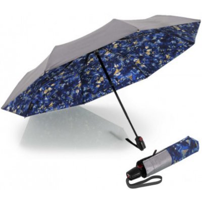 Knirps T.200 Feel Lapis s UV elegantní dámský plně automatický deštník modrý