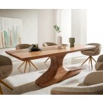 DELIFE Jalta 220 x 95 cm akácie přírodní masivní – Zbozi.Blesk.cz