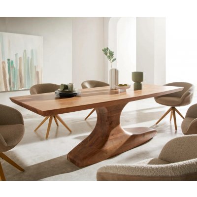 DELIFE Jalta 220 x 95 cm akácie přírodní masivní – Zbozi.Blesk.cz