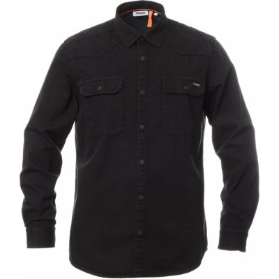 Pioneer Kent pánská džínová košile 470029862 černá – Zboží Mobilmania