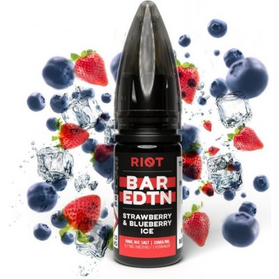 Riot Squad BAR EDTN Salt Strawberry Blueberry Ice 10 ml 10 mg – Hledejceny.cz