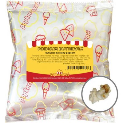 Popkornovač.cz Kukuřice na popcorn Premium butterfly 500 g