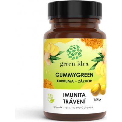 GummyGreen Kurkuma+zázvor 60 tablet – Hledejceny.cz
