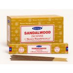 Shrinivas Satya Vonné tyčinky Sandalwood Santalové dřevo 12 × 15 g – Hledejceny.cz