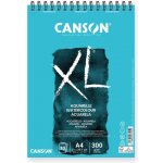 Canson XL aquarelle skicák s kroužkovou vazbou A4 30 listů 300 gr – Zboží Mobilmania
