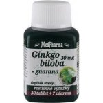 MedPharma Ginkgo biloba 30 mg guarana 37 tablet – Zbozi.Blesk.cz