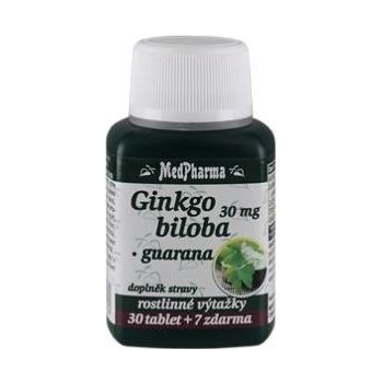 MedPharma Ginkgo biloba 30 mg guarana 37 tablet