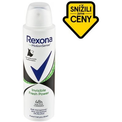 Rexona Invisible Fresh Power deospray 150 ml – Zboží Mobilmania