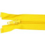 Spirálový zip dělitelný 50 cm žlutý – Zboží Mobilmania