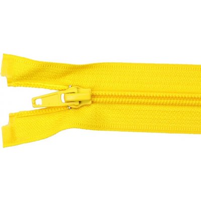 Spirálový zip dělitelný 50 cm žlutý – Zboží Mobilmania