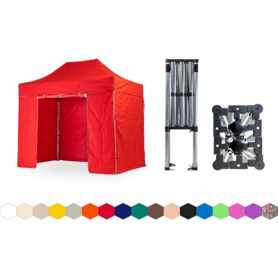 TENTino SMALL HEXAGON 2x3 m 7A - ČERVENÁ – Hledejceny.cz