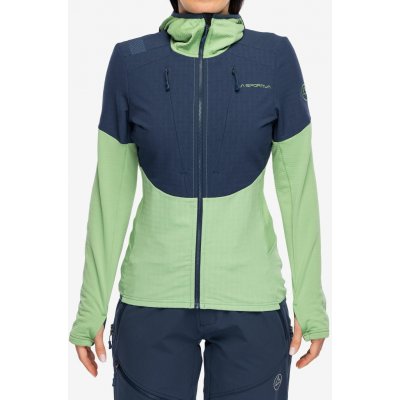 La Sportiva Session Tech Hoody Zip Night Sky/Aspen Green – Zboží Mobilmania