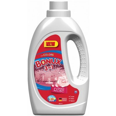 Bonux Color Radiant Rose Prací prostriedok 3v1 gél na pranie 20 PD 1,1 l – Zbozi.Blesk.cz