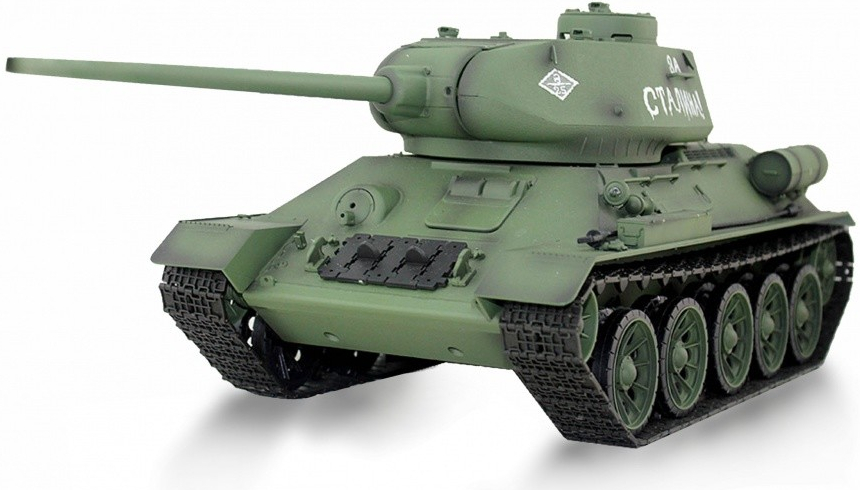 IQ models RC tank T-34/85 BB Airsoft kouř zvuk proporcionální ovládání RTR sada 1:16