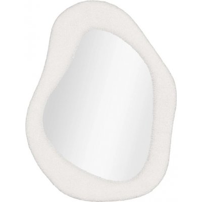 Nordic Living Bílé závěsné zrcadlo Bosi 61 x 46,5 cm – Hledejceny.cz