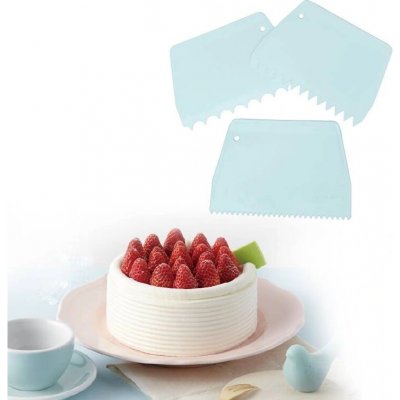 Cukrářské karty 3ks zubaté 13,5x10cm Cakesicq – Sleviste.cz
