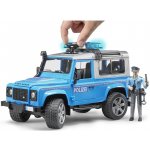 Bruder 2597 Policejní Land Rover Defender s figurkou policisty a majákem – Hledejceny.cz