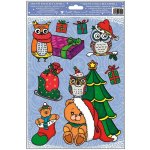 Anděl Přerov Okenní fólie s glitry Merry Christmas 30 x 20 cm AN-215-B – Hledejceny.cz