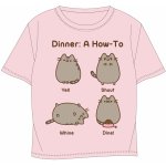 Pusheen licence Dívčí tričko Pusheen 5202055 světle růžová Růžová – Zboží Dáma