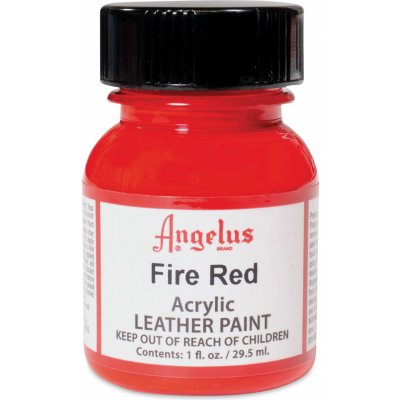 Angelus barvy na kůži 30 ml Fire Red – Zboží Mobilmania