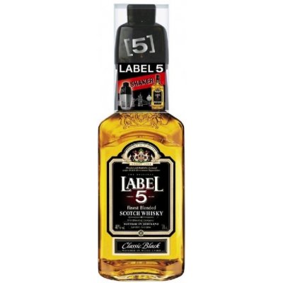 LABEL 5 40% 0,7 l (dárkové balení shaker) – Hledejceny.cz