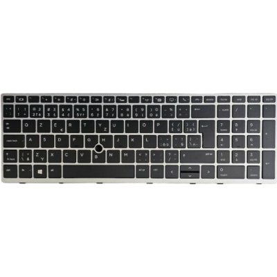 DeTech Klávesnice s podsvícením pro notebook HP 850 G5, CZ – Zboží Živě
