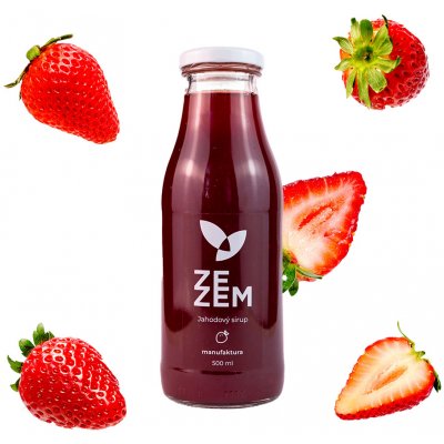 Zezem Jahodový sirup 0,5 l – Sleviste.cz