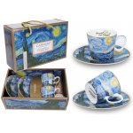 Carmani Šálek s podšálkem espresso Van Gogh 2 x 125 ml – Hledejceny.cz