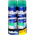 Gillette Series Sensitive gel na holení 2 x 200 ml – Zboží Dáma