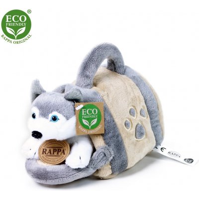 Eco-Friendly pes husky s přepravkou 13 cm – Zboží Mobilmania