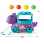 Fisher-Price Hrající Dino s vyskakujícími míčky CZ/SK/ENG/HU/PL HNR51 – Zboží Mobilmania