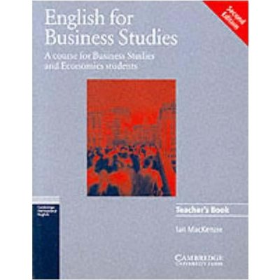 English for Business Studies Teacher´s Book - Ian MacKenzie – Zbozi.Blesk.cz