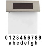 osvětlení na stěnu solární 18,5x19x5,2cm 4LED nerez/PH – Hledejceny.cz