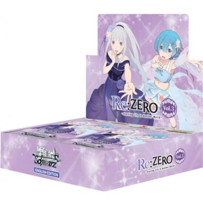 Bushiroad Weiss Schwarz - Re:ZERO - Starting Life in Another World Vol.3 Booster Box – Zboží Dáma