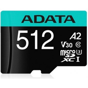 ADATA MicroSDXC 512 GB AUSDX512GUI3V30SA2-RA1