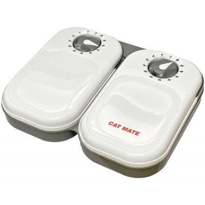 Cat Mate C200 Automatický zásobník na krmivo 2 porce automatický zásobník 2 x 400 ml – Zboží Dáma